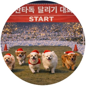 산타독 달리기 대회